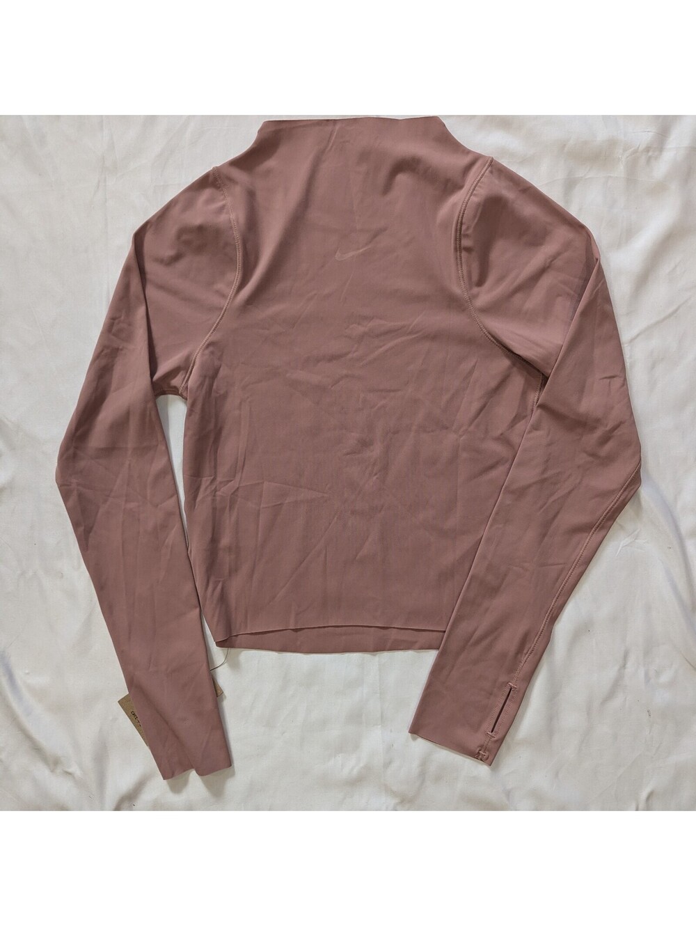 Nike Zenvy Women's Dri-FIT Long Sleeve Top Smokey Mauve M(ASIA L) FN3023-208 - Picture 4 of 9